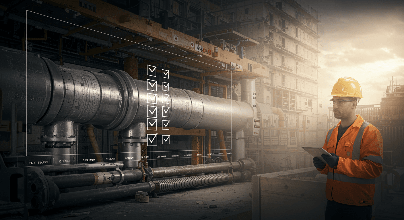 Checkliste: Digitalisierung im Rohrleitungsbau starten
