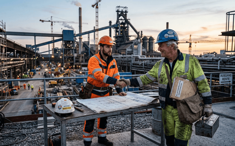 Generationswechsel auf der Baustelle: Wenn der Meister in Rente geht und das Wissen mitgeht