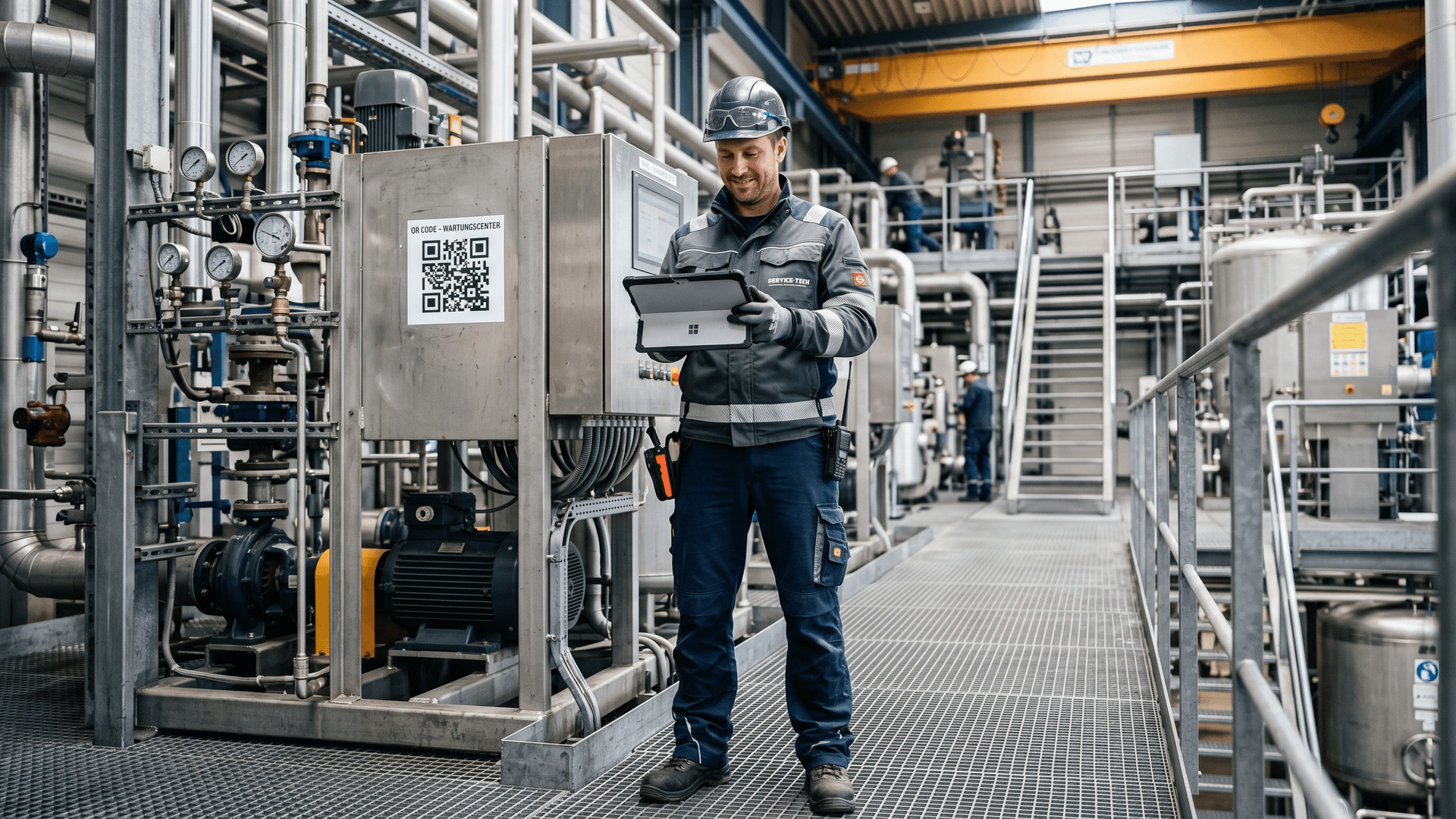 Klemmbrett ade: Wartung & Service in einem Fluss — vom QR-Scan zur Rechnung